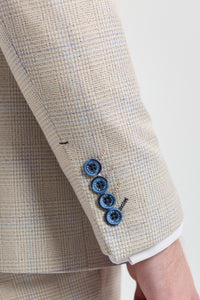 Abito da sposo da uomo 3 pezzi color crema - Cavani Caridi