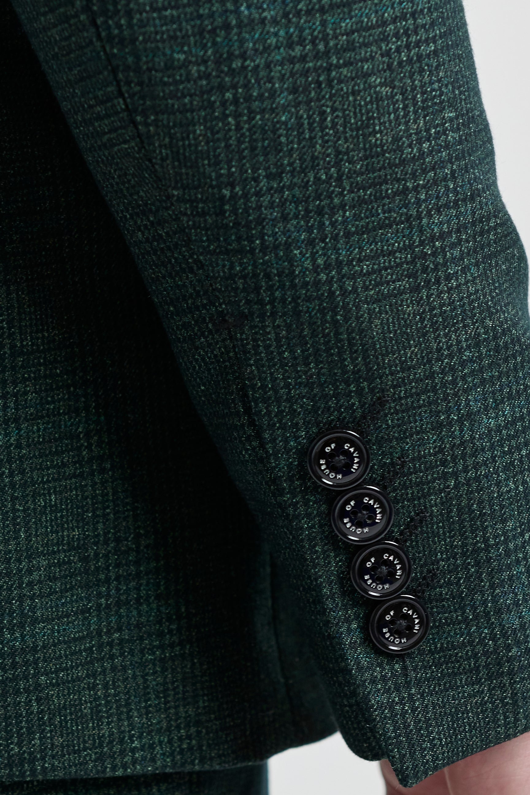 Abito da uomo a 3 pezzi a quadri in tweed verde oliva su misura per matrimonio Peaky Classic