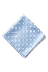 Cravatta in raso Cavani - Cravatta in raso di seta coordinata da uomo, fazzoletto e fermacravatta a pois, per matrimonio, ballo di fine anno, ufficio