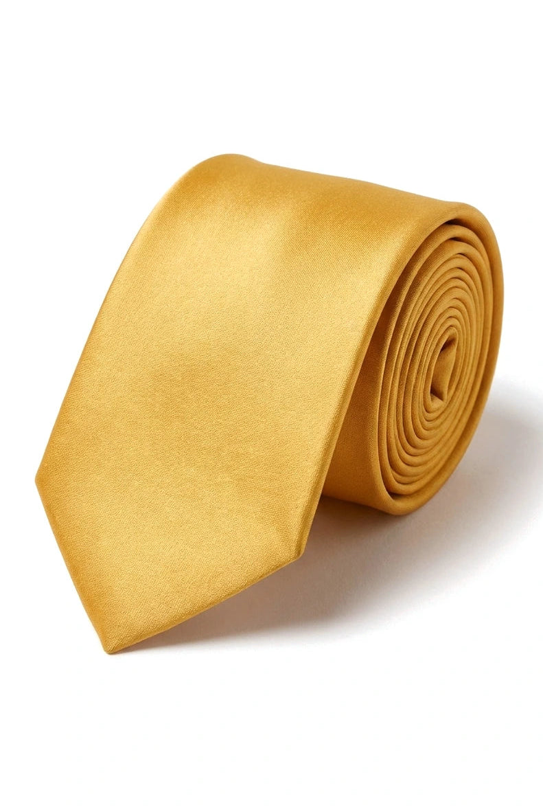 Cravatta in raso Cavani - Cravatta in raso di seta coordinata da uomo, fazzoletto e fermacravatta a pois, per matrimonio, ballo di fine anno, ufficio