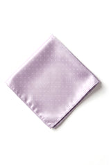 Cravatta in raso Cavani - Cravatta in raso di seta coordinata da uomo, fazzoletto e fermacravatta a pois, per matrimonio, ballo di fine anno, ufficio
