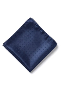 Cravatta in raso Cavani - Cravatta in raso di seta coordinata da uomo, fazzoletto e fermacravatta a pois, per matrimonio, ballo di fine anno, ufficio