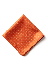 Cravatta in raso Cavani - Cravatta in raso di seta coordinata da uomo, fazzoletto e fermacravatta a pois, per matrimonio, ballo di fine anno, ufficio