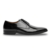 Chester - Scarpe Derby da uomo nere lucide