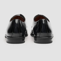 Chester - Scarpe Derby da uomo nere lucide