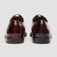 Chester - Scarpe Derby da uomo bordeaux lucide