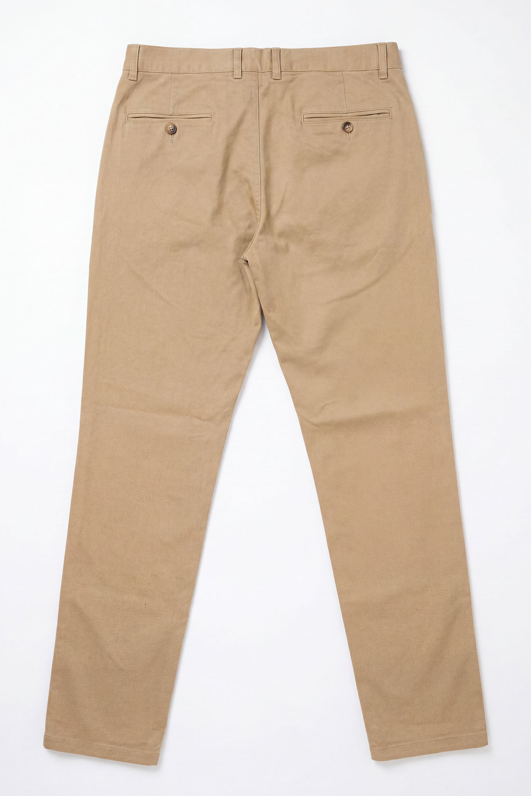 Pantaloni chino da uomo color kaki in misto lino, Tencel e cotone, leggeri, ideali per l'estate.