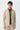 Blazer da uomo beige in morbido jersey, giacca elegante casual