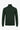 Maglione da uomo a collo alto verde, morbido, in misto viscosa, a maniche lunghe.