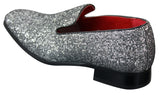 Rossellini Eastend Mens Shiny Slip On Glitter Shoes Party Smart Patent Leather