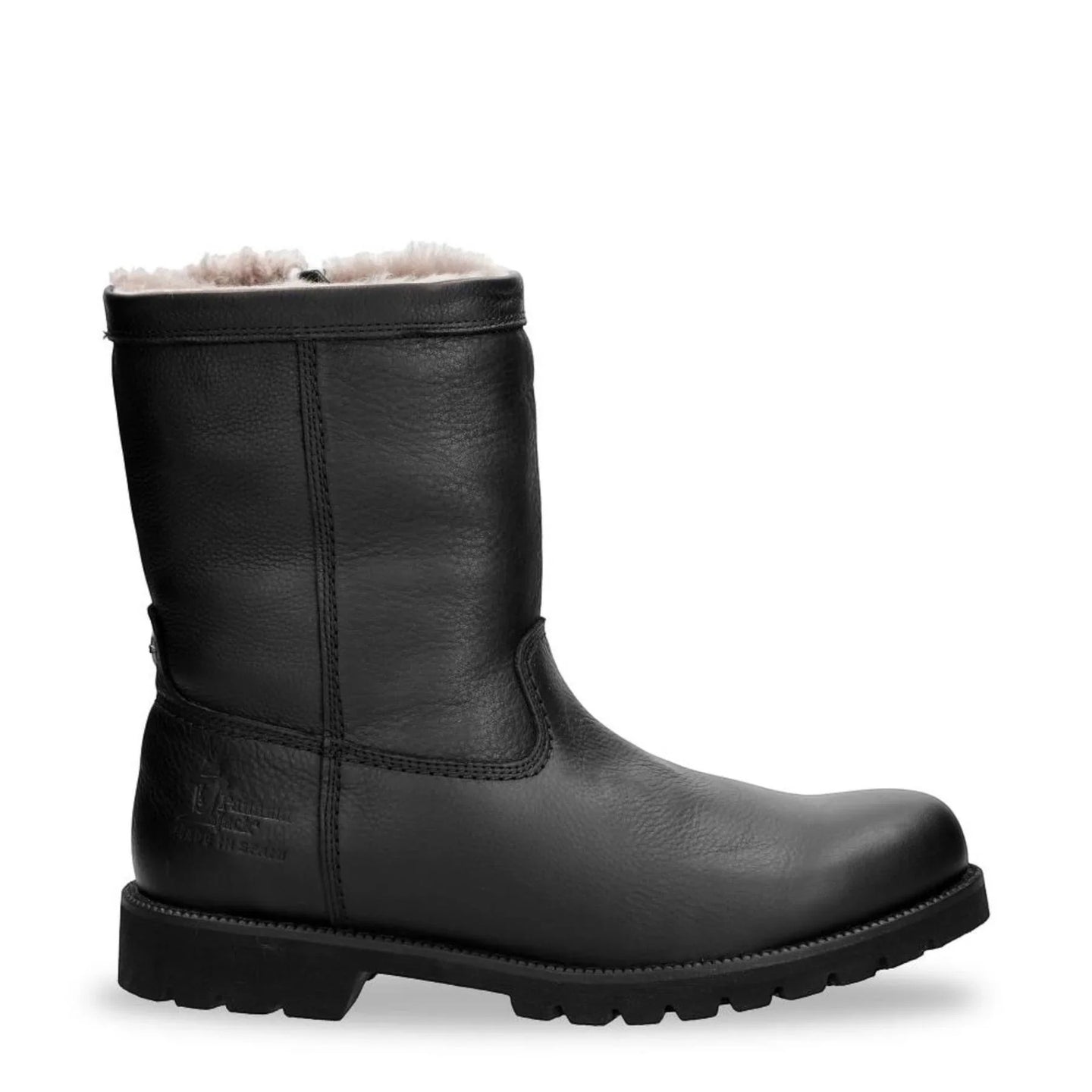 Fedro Igloo C3 - Stivali alla caviglia da uomo in pelle nera impermeabile