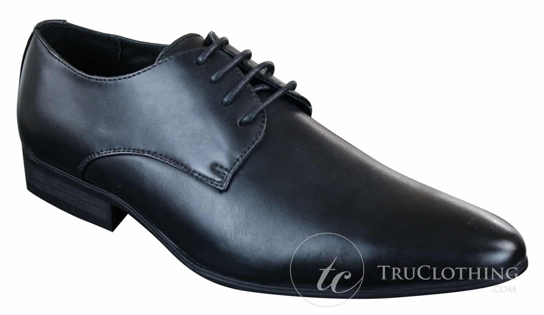 Galax GH2019 - Mens Smart Casual Formal Laced Pointed Leather Shoes Wedding Prom Office Classic