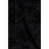 Georgi - Men's Black Floral Blazer