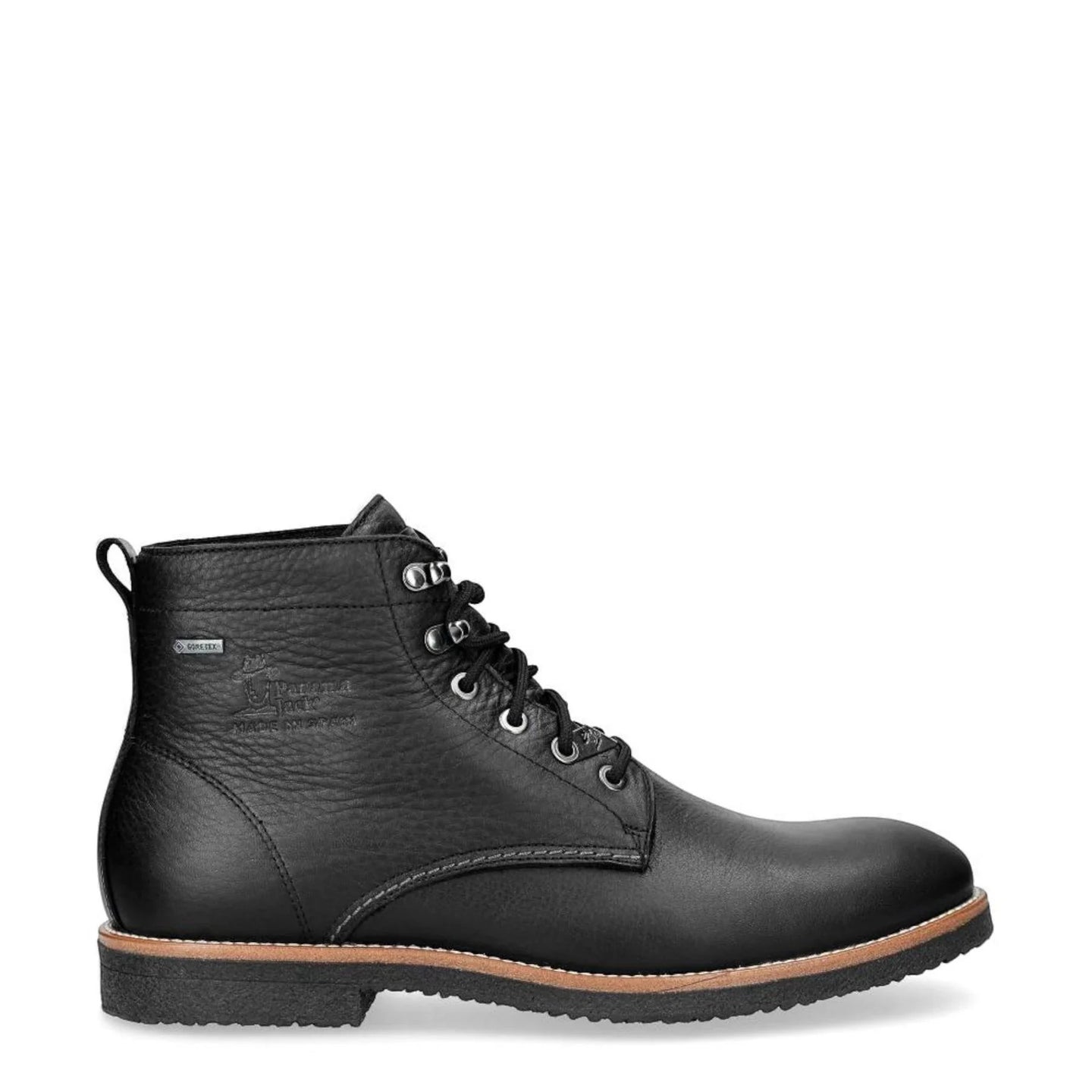 Glasgow GTX C3 - Stivali alla caviglia da uomo in pelle nera impermeabile