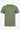 T-shirt classica da uomo a coste verdi