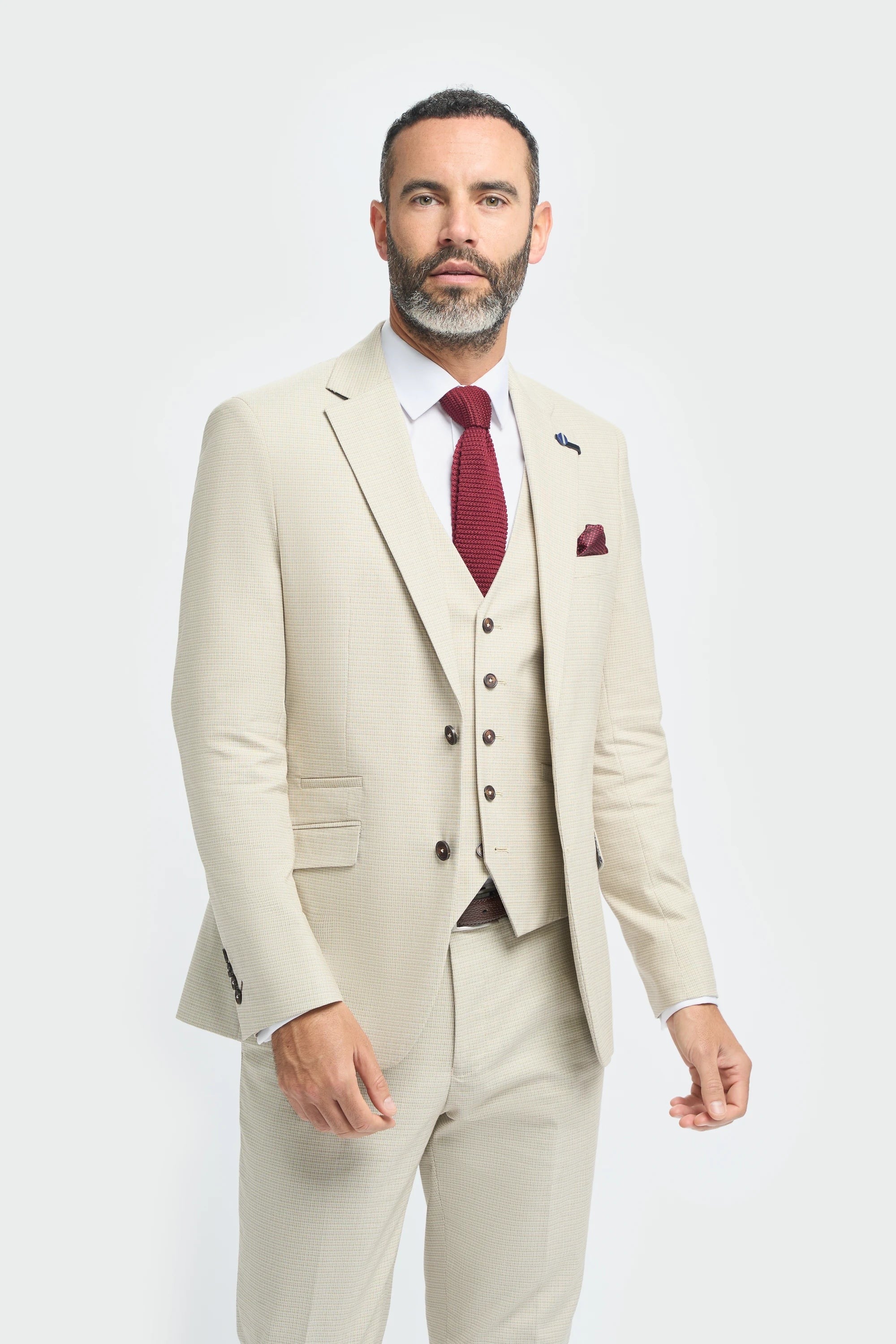 Hampton - Blazer da uomo beige