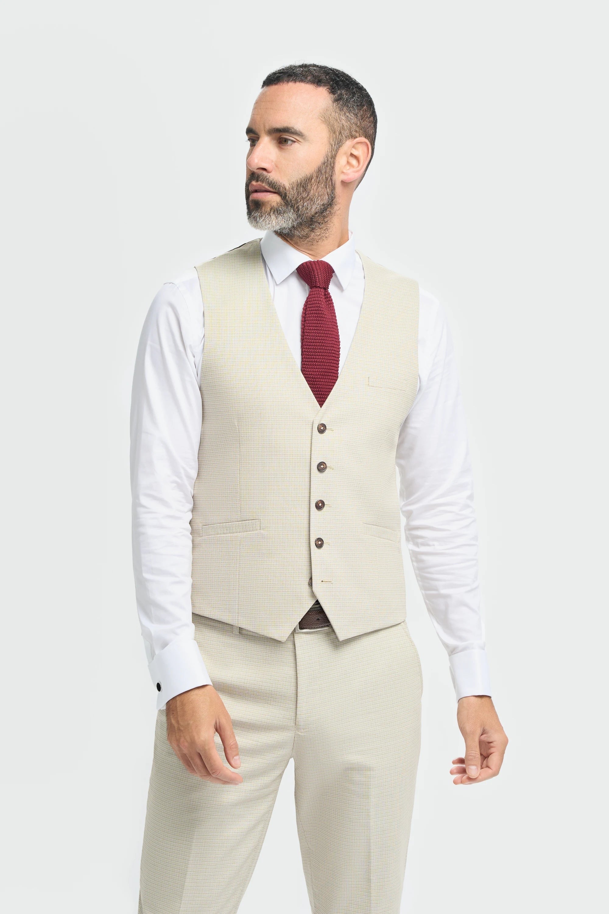 Hampton - Gilet da uomo beige
