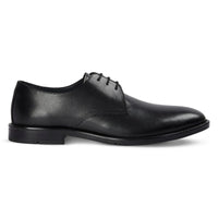 Henley - Scarpe Derby classiche da uomo nere con punta liscia