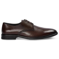 Henley - Scarpe Derby classiche da uomo marroni con punta liscia