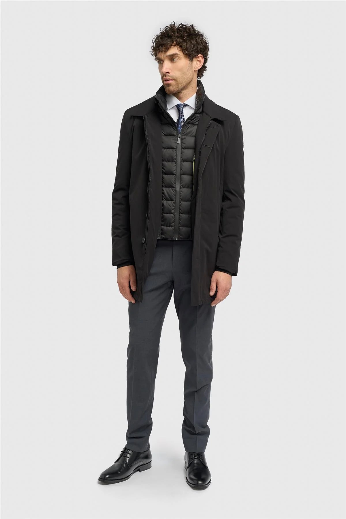 Heston - Cappotto imbottito casual leggero da uomo
