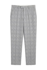 Hugo - Pantaloni grigi a quadri da uomo