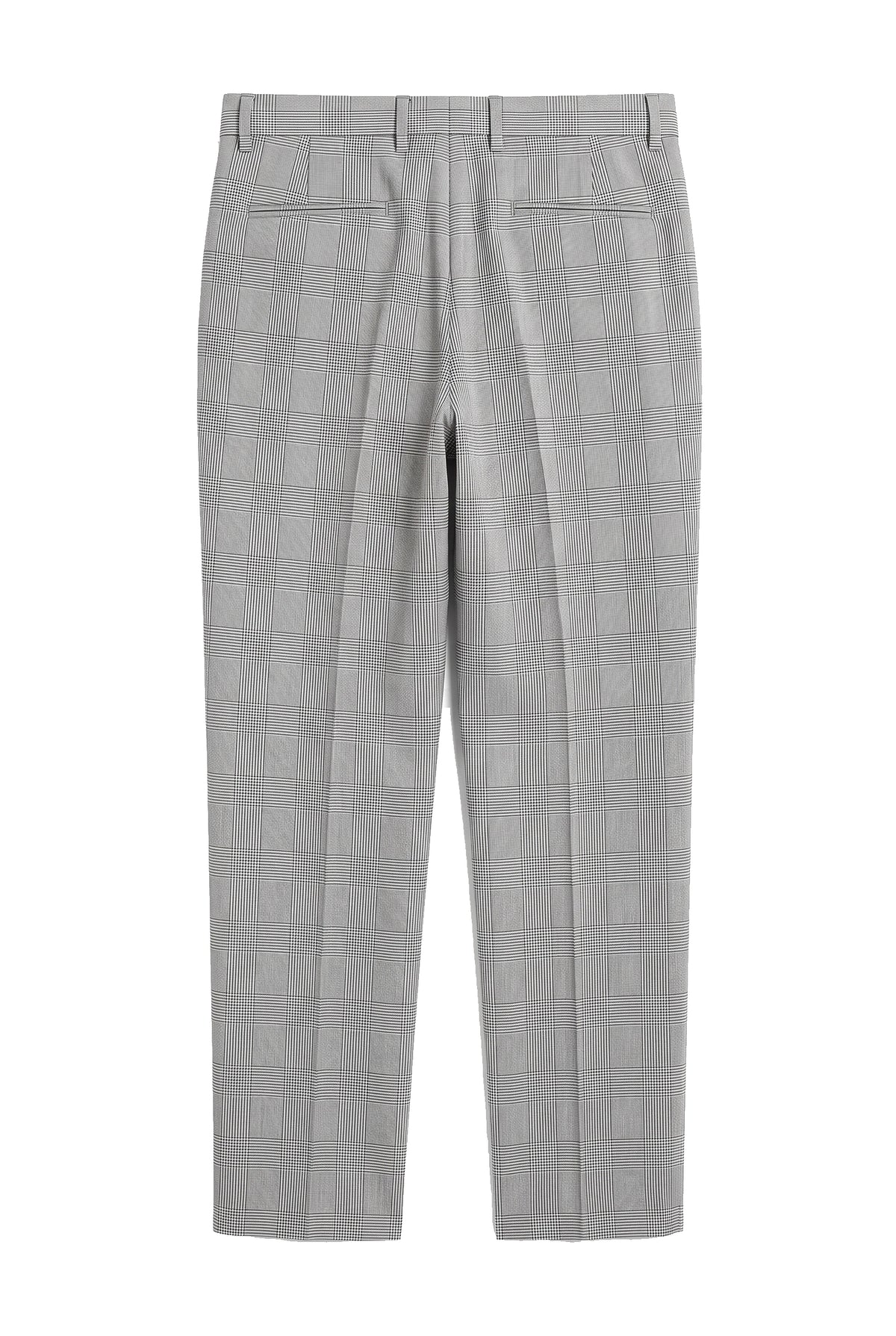 Hugo - Pantaloni grigi a quadri da uomo