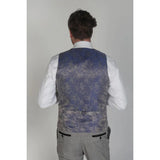 Hugo - Men's Check Grey Waistcoat