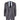 IM44 - Abito da uomo a tre pezzi gessato grigio stile Shelby