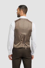 Gilet doppiopetto da uomo con catena - Cavani Lennox