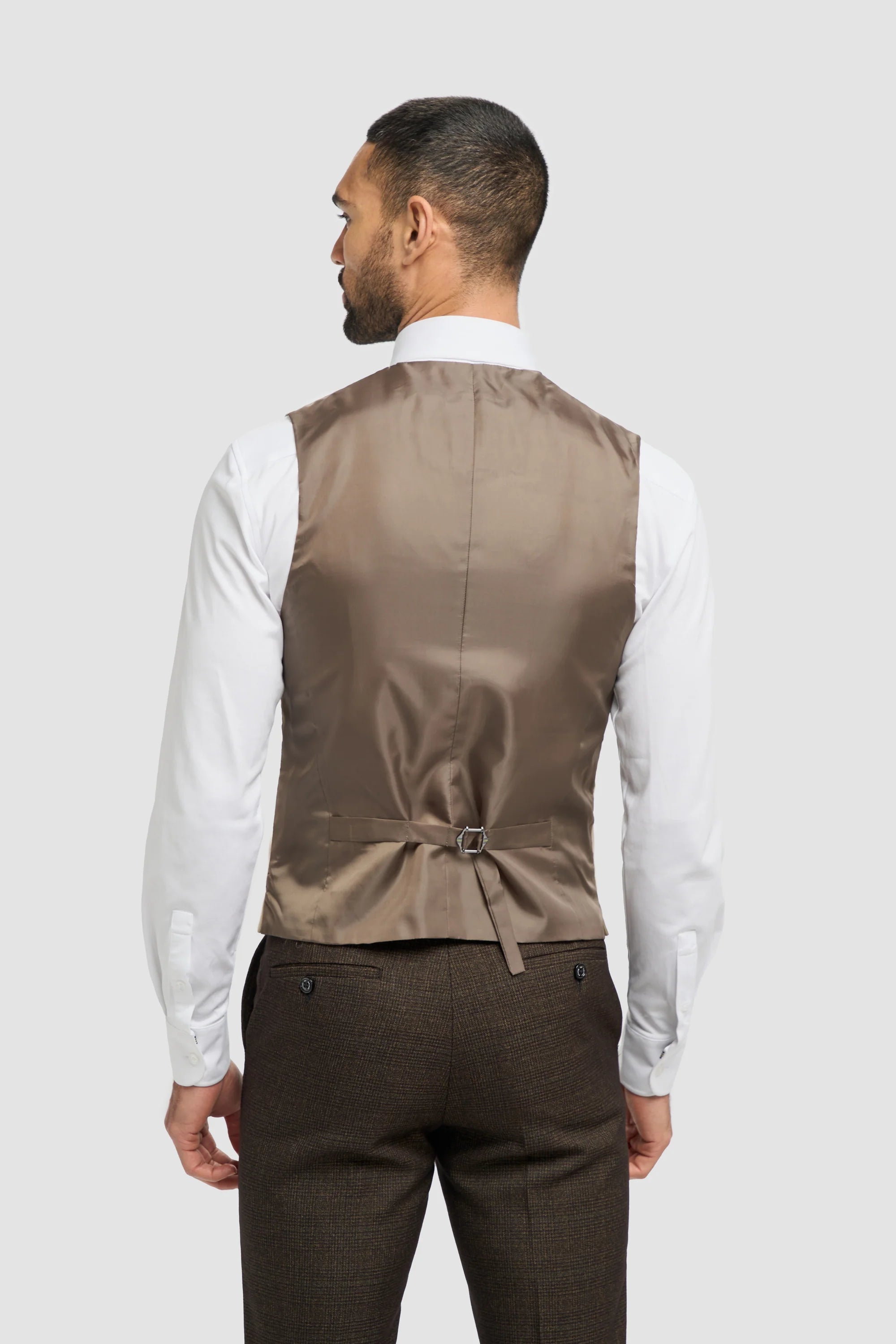 Gilet doppiopetto da uomo con catena - Cavani Lennox