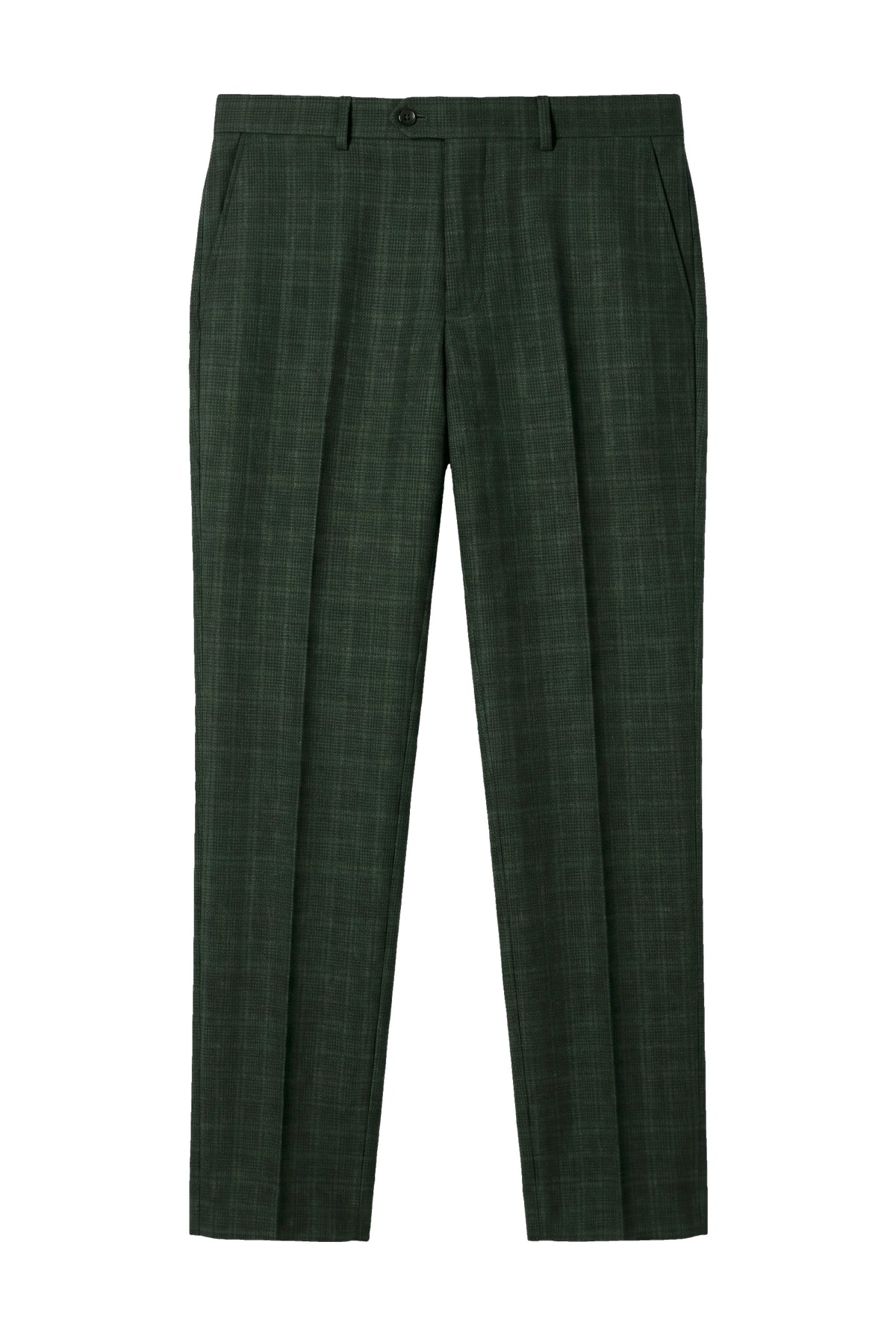 Leo - Pantaloni a quadri verdi da uomo
