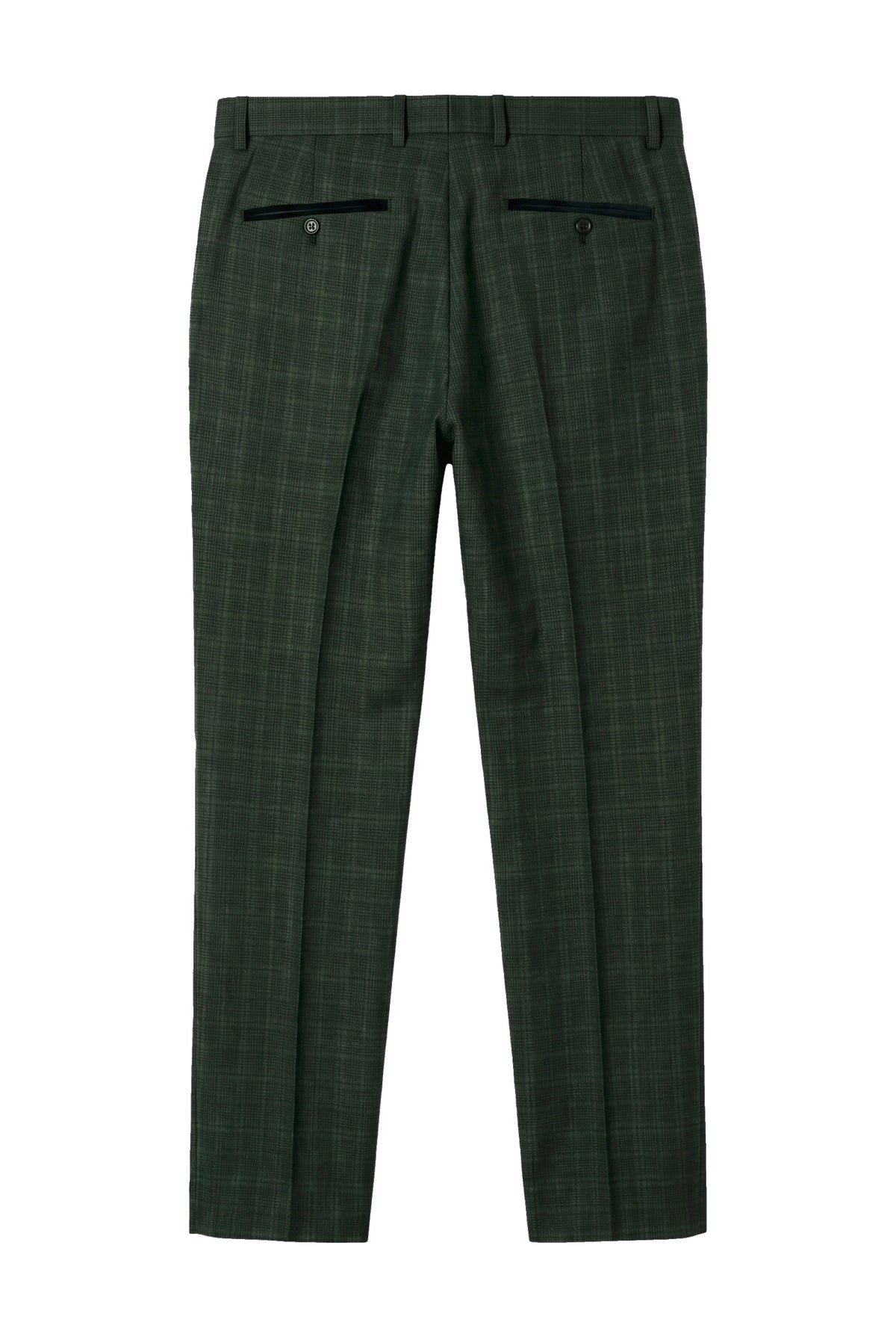 Leo - Pantaloni a quadri verdi da uomo