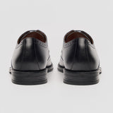 Lorenzo - Scarpe Oxford da uomo in pelle nera lucida