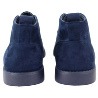 Mens's Chukka Desert Lace Up Navy Ankle Boots