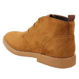 Mens's Chukka Desert Lace Up Tan Ankle Boots