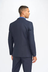 Malibu - Blazer da uomo su misura blu navy