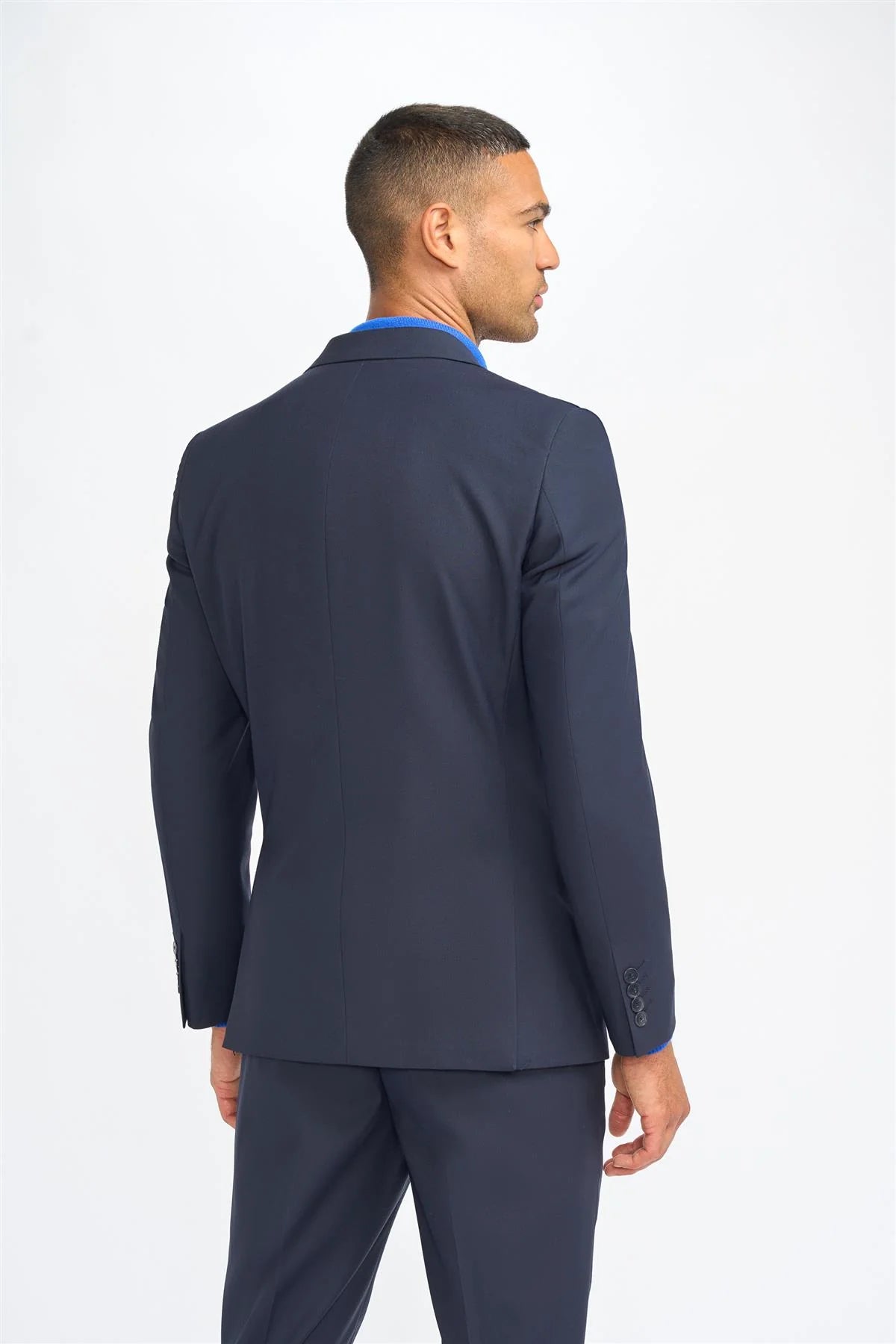 Malibu - Blazer da uomo su misura blu navy