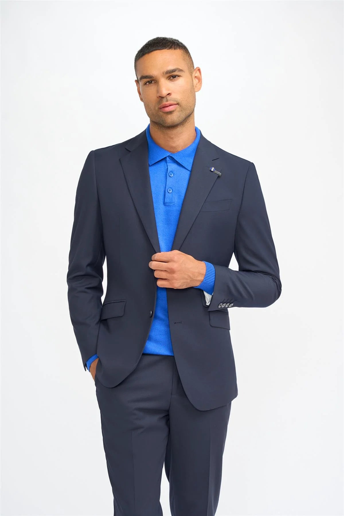 Malibu - Blazer da uomo su misura blu navy