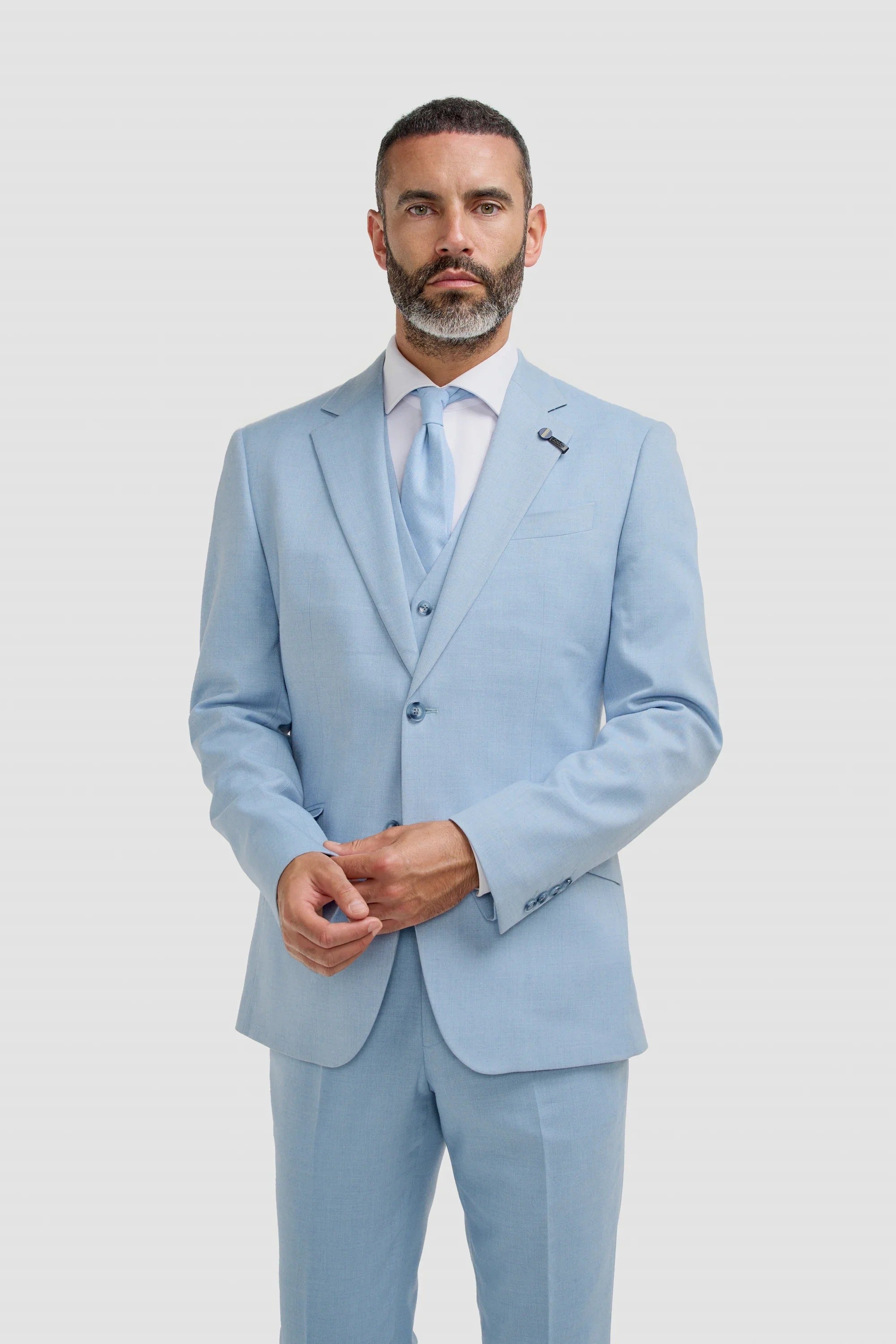 Malibu - Blazer da uomo azzurro cielo