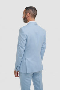 Malibu - Blazer da uomo azzurro cielo