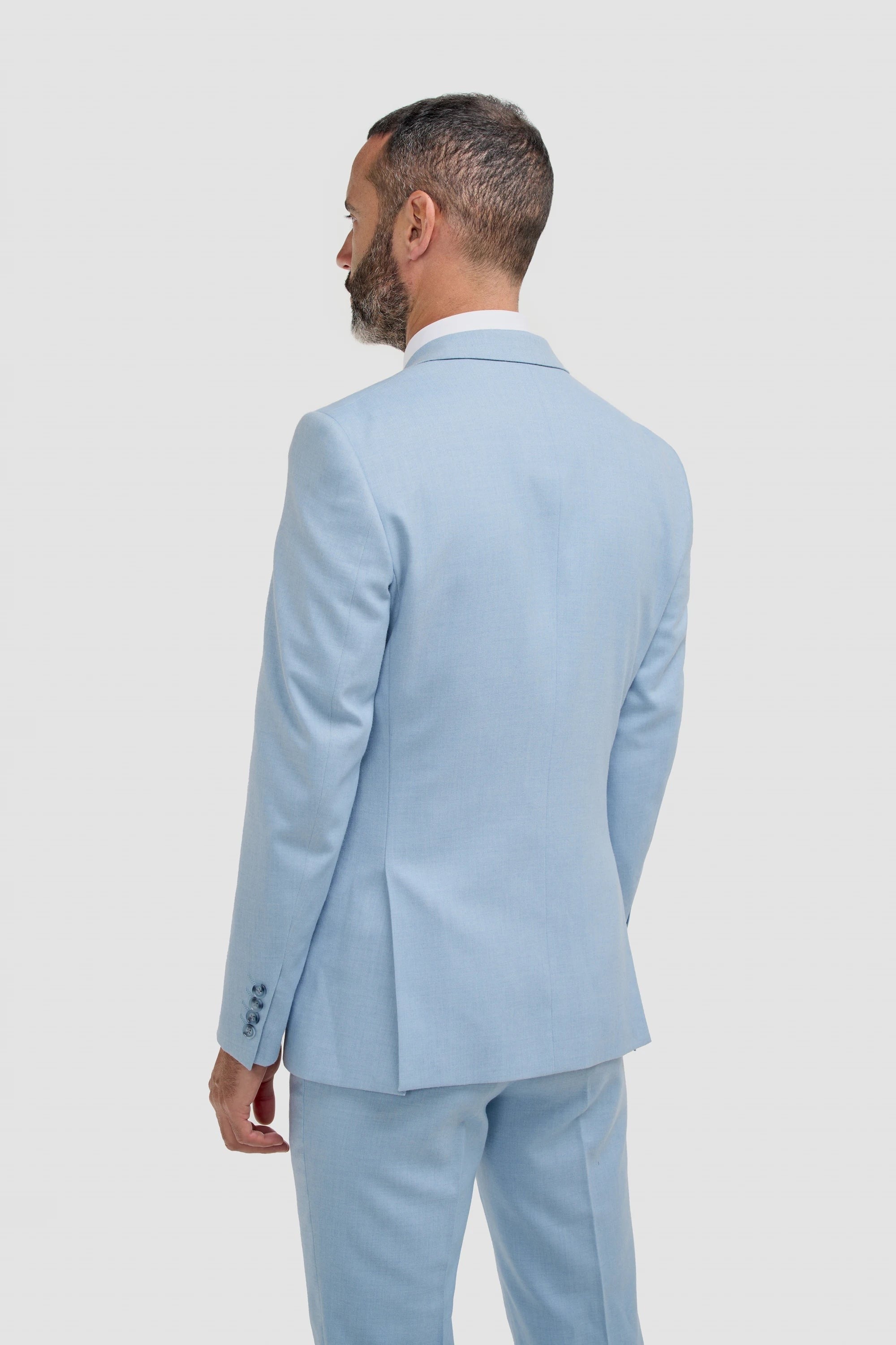 Malibu - Blazer da uomo azzurro cielo