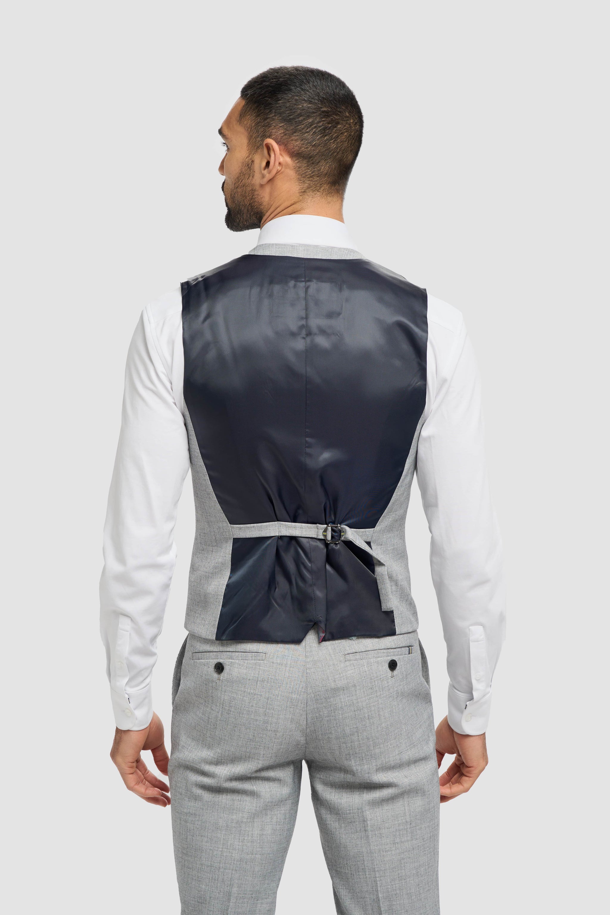 Malibu - Men's Grey 3 Piece Tailored Fit Suit