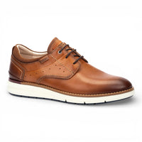 Manacor - Sneakers stringate da uomo in pelle marrone