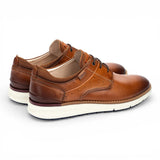 Manacor - Sneakers stringate da uomo in pelle marrone