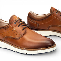 Manacor - Sneakers stringate da uomo in pelle marrone