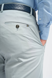 Mario - Pantaloni estivi da uomo azzurri