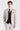 Abito Mayfair con texture effetto pietra e gilet nero a contrasto