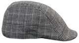Marc Darcy Hampton Mens Tweed Vintage Retro Grandad Flat Caps Hats Peaky Blinders Check Classic