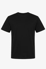 T-shirt classica da uomo nera in misto cotone