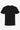 T-shirt classica da uomo nera in misto cotone